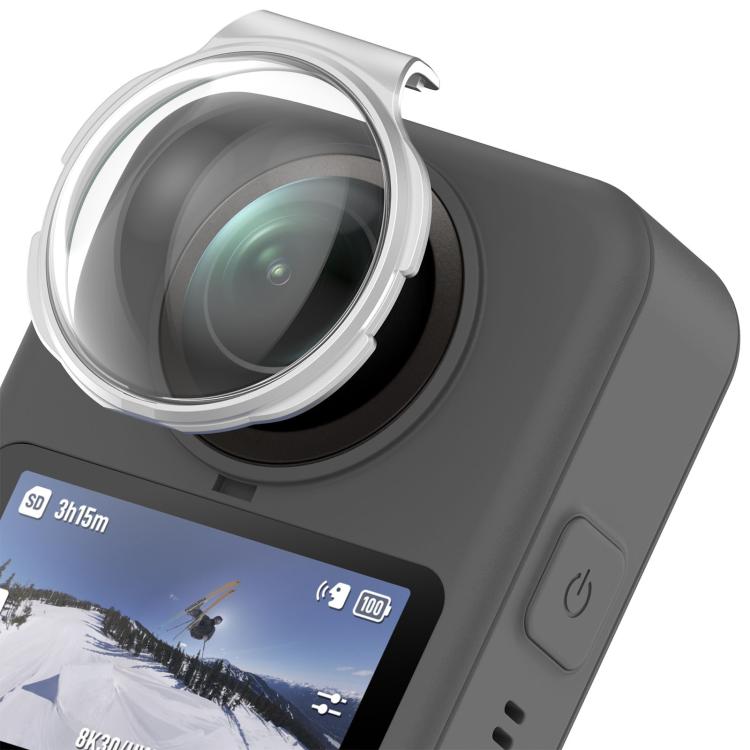 

For DJI Osmo 360 Panoramic Camera Tempered Glass Cover Protective Lens Guard(Silver)