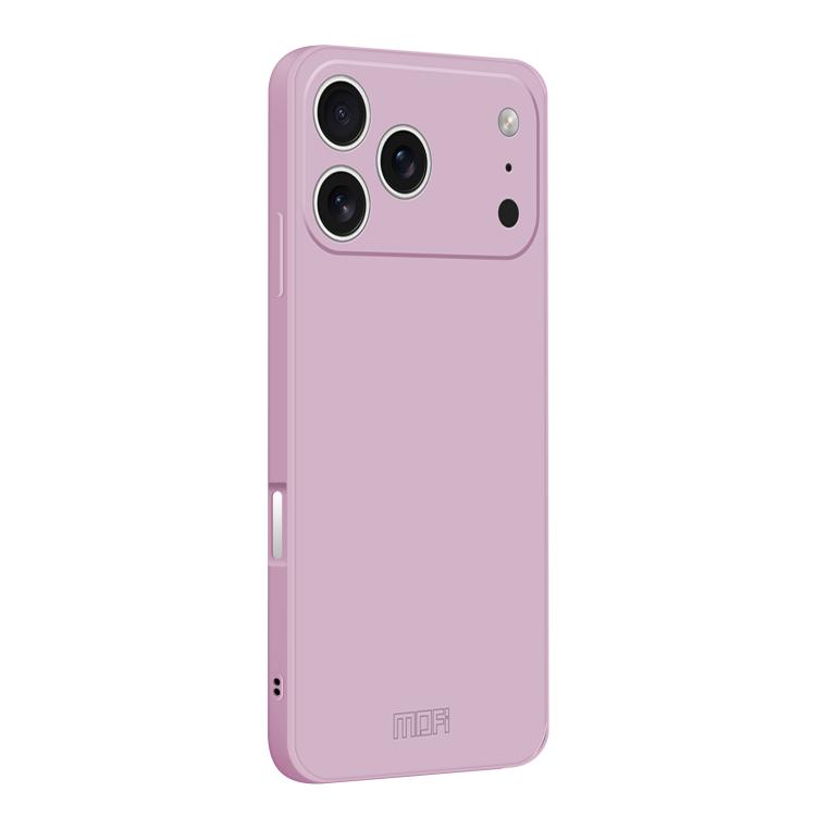 

For iPhone 17 Pro MOFI Caring Soft Shell Liquid Silicone Skin Feel Phone Case(Purple)