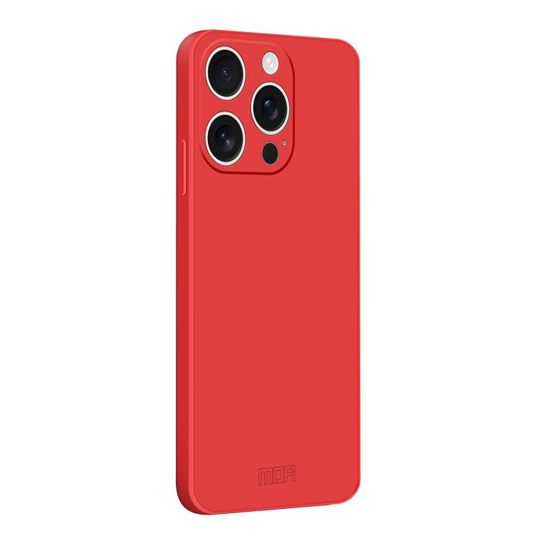 

For iPhone 14 Pro MOFI Caring Soft Shell Liquid Silicone Skin Feel Phone Case(Red)