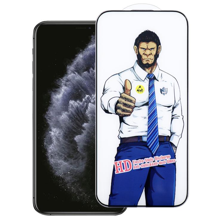 

For iPhone 11 Pro Max Gorilla Explosion-Proof Anti-Fingerprint HD Tempered Glass Film