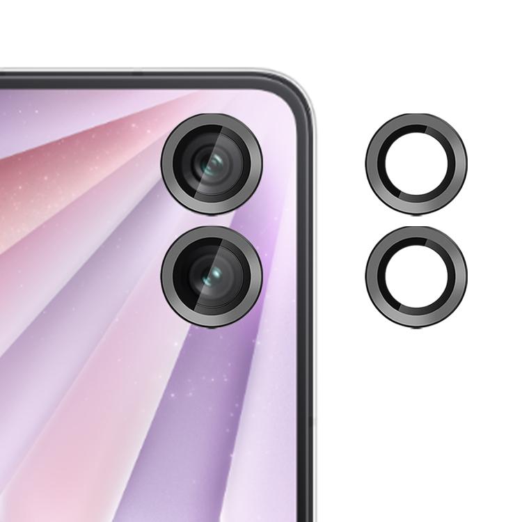 

For Honor Magic V Flip 2 Kalebol No Flicker Ultra-Thin Individual Camera Lens Tempered Glass Film(Black)