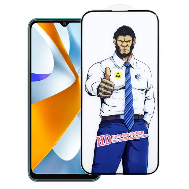 

For Xiaomi Poco C40 Gorilla Explosion-Proof Anti-Fingerprint HD Tempered Glass Film