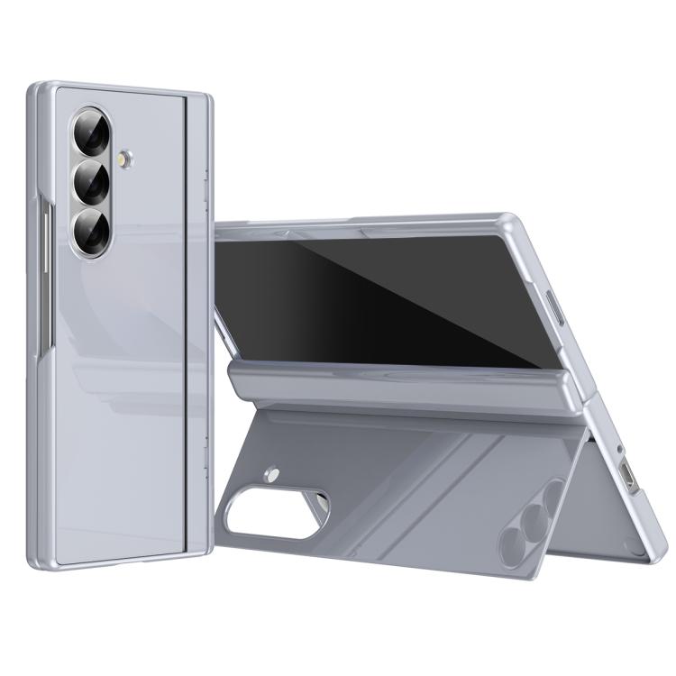 

For Samsung Galaxy Z Fold5 5G Legend Piano Paint Leather Folding Phone Case(Grey)