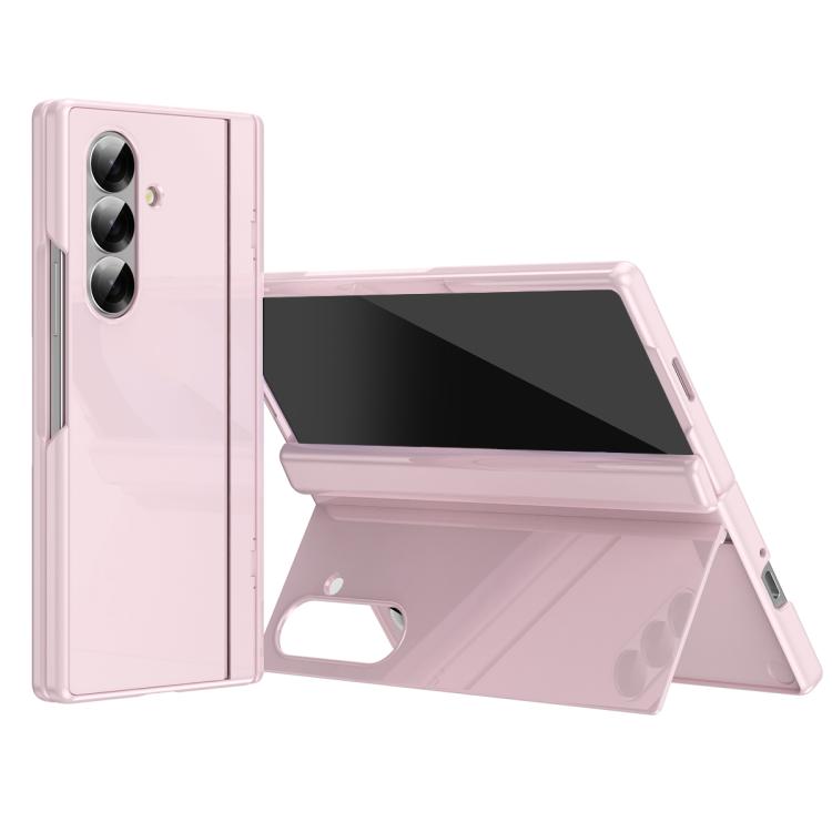 

For Samsung Galaxy Z Fold7 5G Legend Piano Paint Leather Folding Phone Case(Pink)