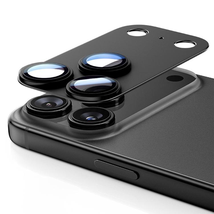 

For iPhone 17 Pro Kalebol Precise Alignment Stepped Eagle Eye Metal Lens Film(Black)