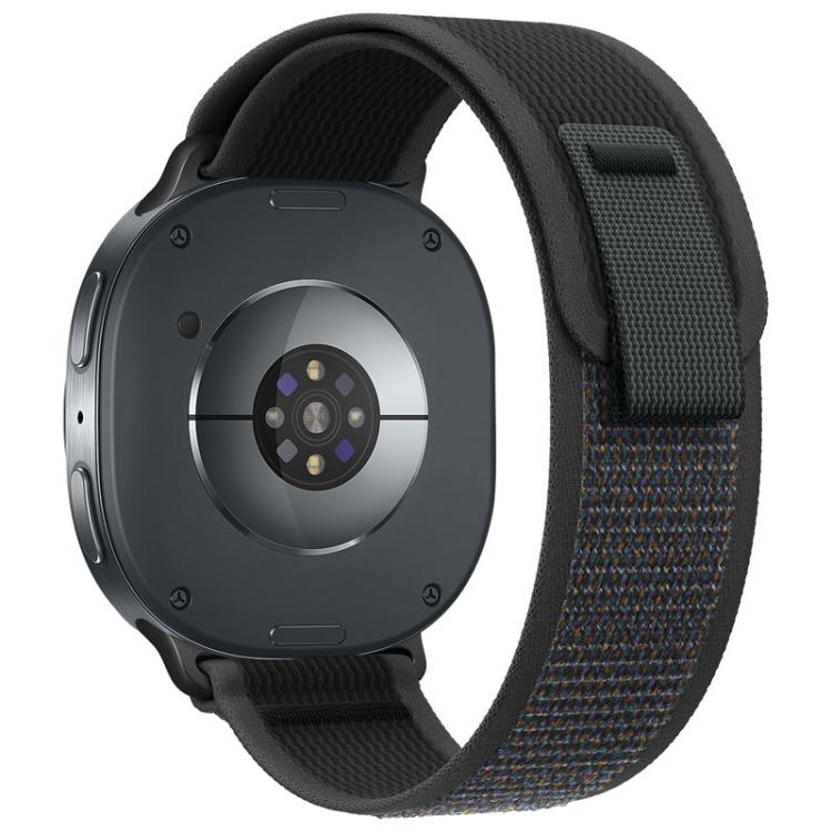 

For Samsung Galaxy Watch8 / Watch8 Classic Wild Path Loop Nylon Hook and Loop Fastener Watch Band(Black)