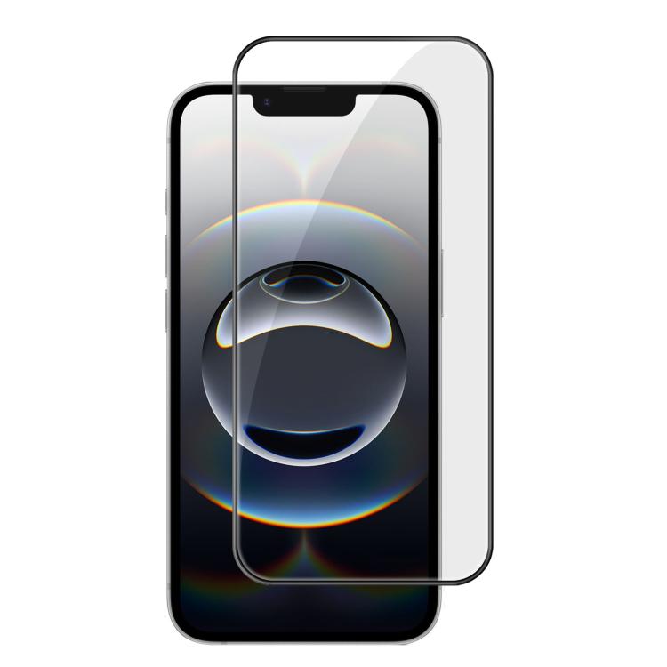 For iPhone 17e / 16e Kalebol High-Aluminum Screen-Printed Full-Coverage Anti-Fingerprint Black-Bordered HD Tempered Glass Film