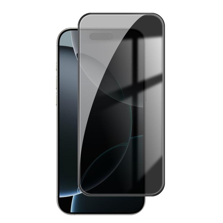 

For iPhone 17 Pro Max Kalebol High-Aluminum Screen-Printed Full-Coverage Anti-Fingerprint Black-Border Privacy Tempered Glass Film