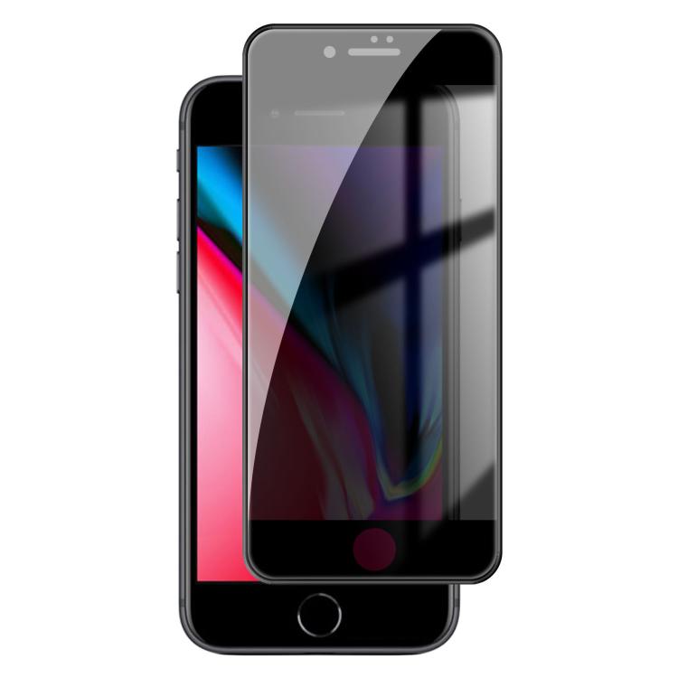 

For iPhone 8 Plus Kalebol High-Aluminum Screen-Printed Full-Coverage Black-Border Privacy Tempered Glass Film