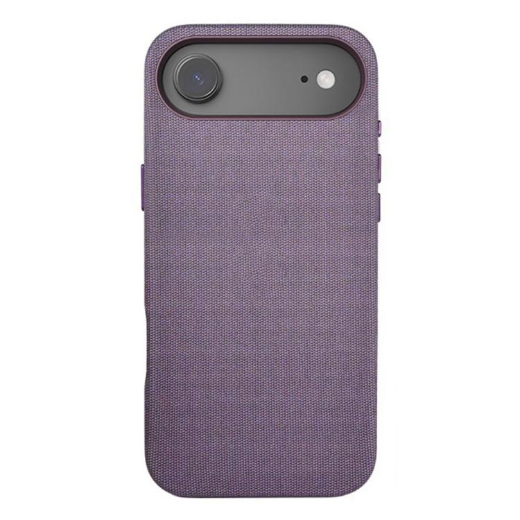 

For iPhone Air Kalebol Fabric-Textured Perforated MagSafe PC Phone Case(Purple)