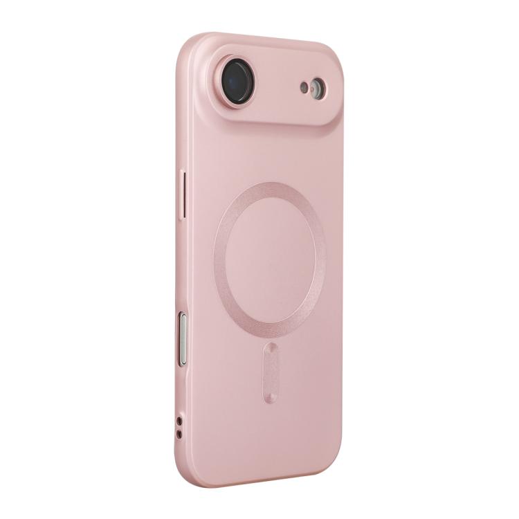 

For iPhone Air ENKAY MagSafe Matte TPU Phone Case with Lens Film(Pink)