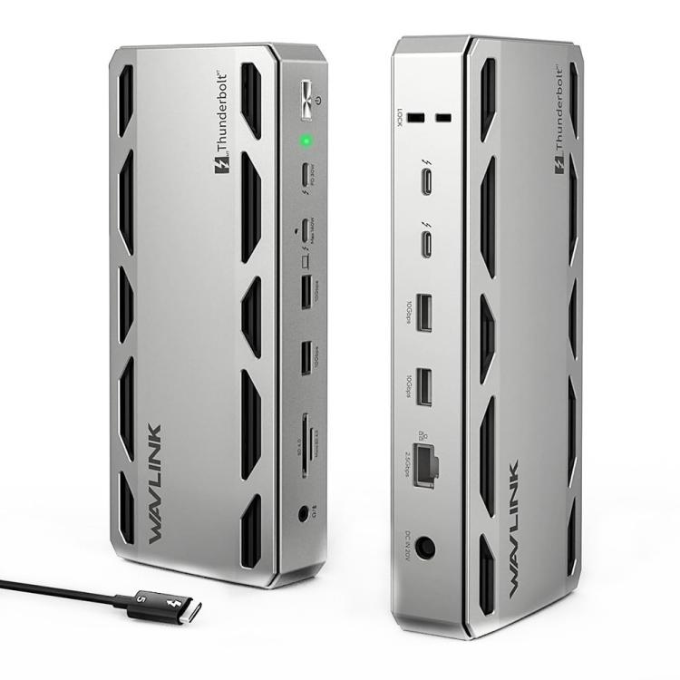 

WAVLINK UTD58 12 in 1 120Gbps 140W Thunderbolt 5 Docking Station, Plug:US Plug