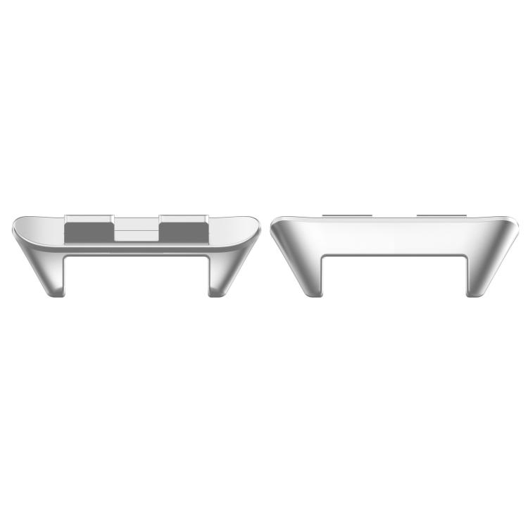 

For Honor Band 10 One Pair 12mm Stainless Steel Metal Head Watch Band Connector(Silver)