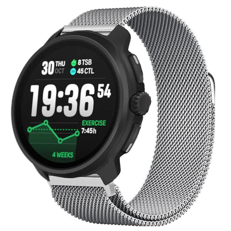 

For Suunto Race 2 Milanese Magnetic Stainless Steel Watch Band(Silver)