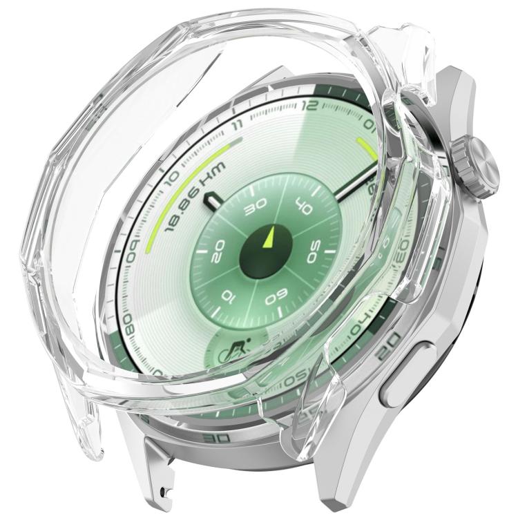 

For Huawei Watch GT 6 46mm Half Coverage Hollow PC Watch Protective Cover(Transparent)