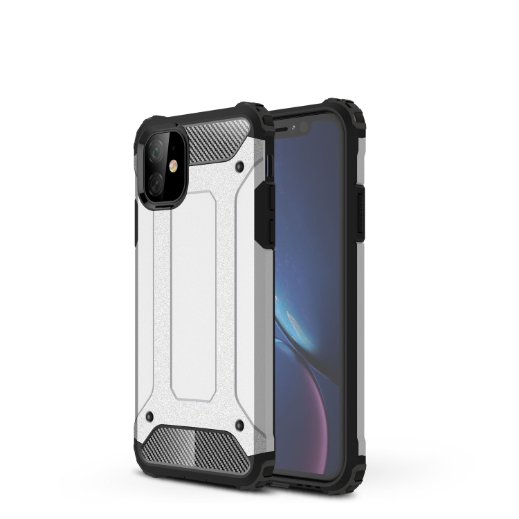 

For iPhone 11 Magic Armor TPU + PC Combination Case (Silver)