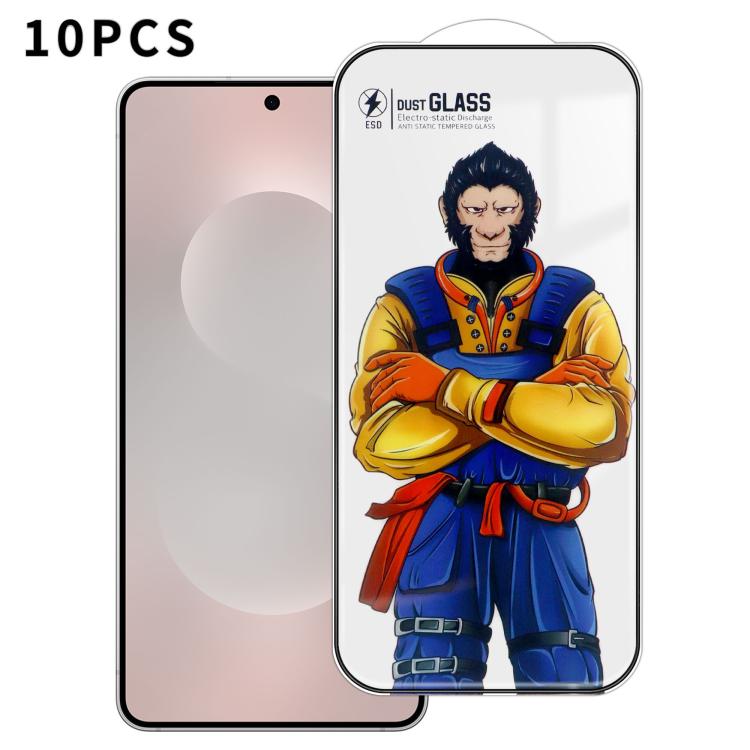 

For Samsung Galaxy S26 Edge 5G 10pcs Armor Super-Strong 3D Curved 120C Anti-Static High-Aluminum Screen-Printed HD Tempered Glass Film