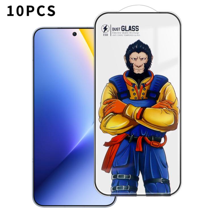 For Honor Win Turbo 5G 10pcs Armor Super-Strong 3D Curved 120C Anti-Static High-Aluminum Screen-Printed HD Tempered Glass Film