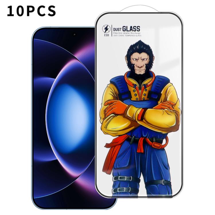 For Xiaomi 17 Max  10pcs Armor Super-Strong 3D Curved 120C Anti-Static High-Aluminum Screen-Printed HD Tempered Glass Film