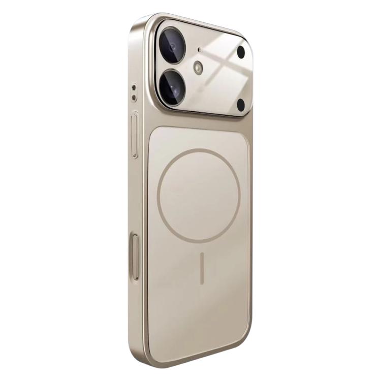 

For iPhone 12 Change to 17 Big Lens Window Frosted MagSafe Phone Case(Gray)