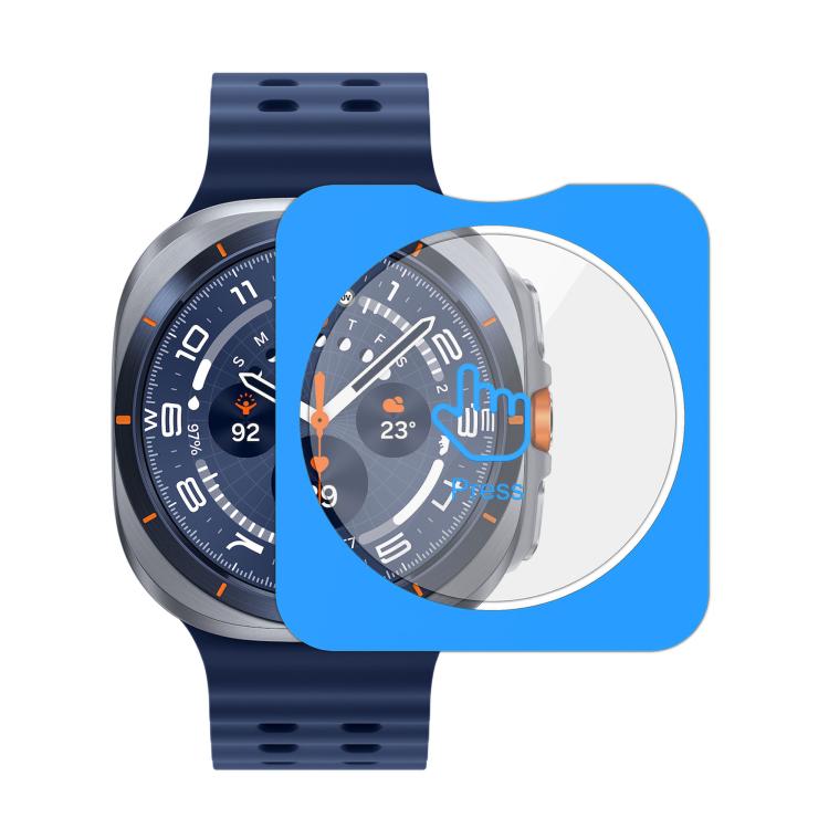 

For Samsung Galaxy Watch Ultra 2025 Full-Screen Anti-Fingerprint HD Positioning Easy Installation Watch Tempered Glass Film