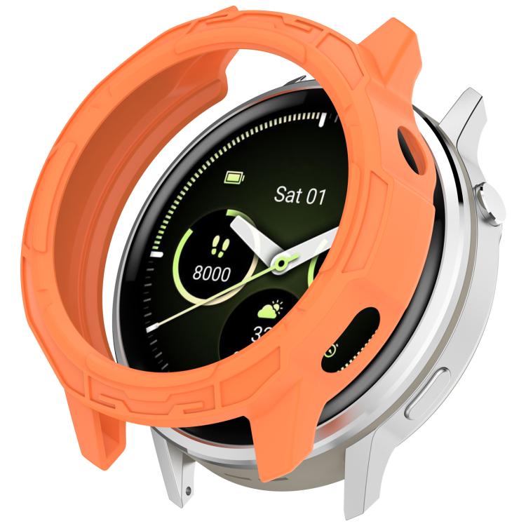 

For Garmin Venu 4 45mm Armor Hollow TPU Half Coverage Watch Protective Cover(Orange)