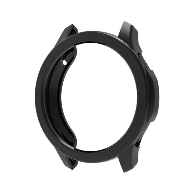 

For OPPO Watch S Half Coverage Hollow TPU Solid Color Watch Protective Cover(Black)