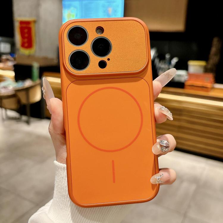 

For iPhone 16 Pro Max Dunjia Organic Silicone MagSafe Shockproof Phone Case(Orange)