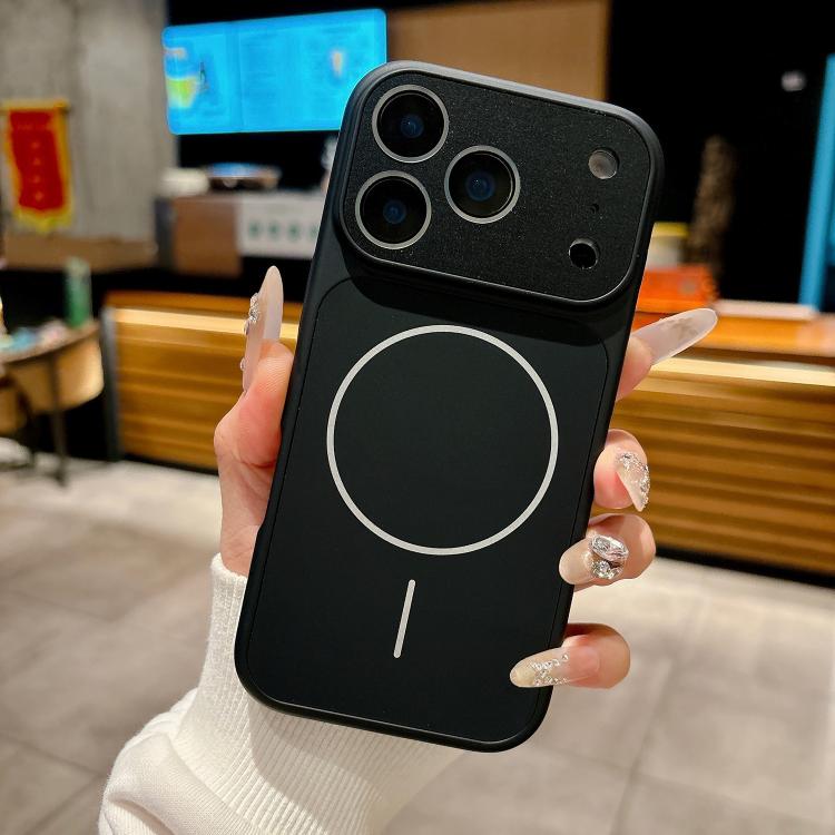 

For iPhone Air Dunjia Organic Silicone MagSafe Shockproof Phone Case(Black)