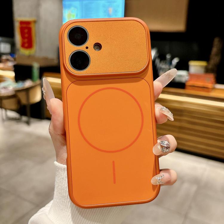 

For iPhone 17 Dunjia Organic Silicone MagSafe Shockproof Phone Case(Orange)
