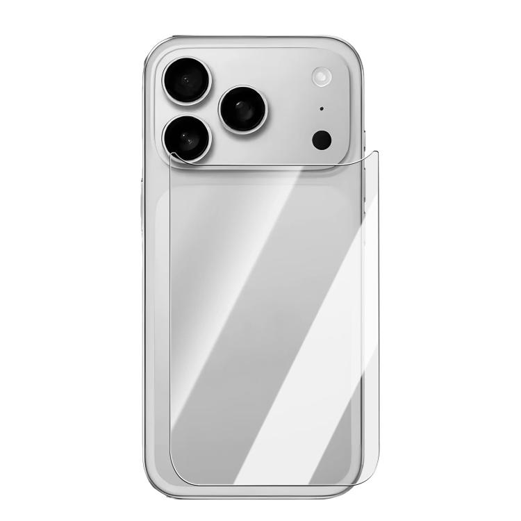 

For iPhone 17 Pro Max Kalebol 9H Hardness Scratch-resistant HD Clear Back Protector Tempered Glass Film