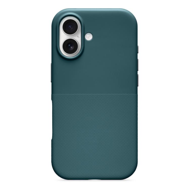 

For iPhone 17 Super Magnetic 2-in-1 Silicone Shockproof Phone Case with AI Camera Button(Rocky Blue)