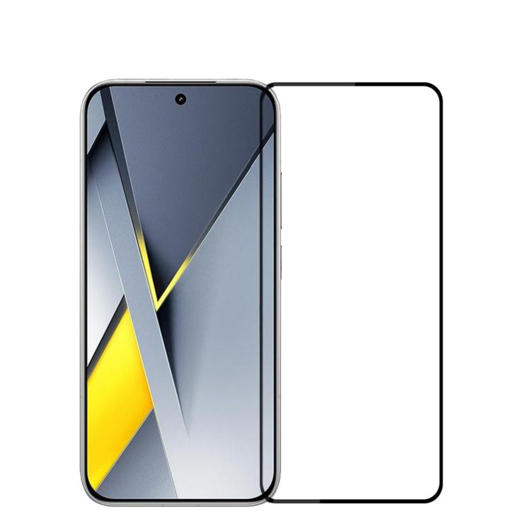 

For Xiaomi Poco F8 Ultra Unlock PINWUYO 9H 2.5D Full Screen Tempered Glass Film(Black)