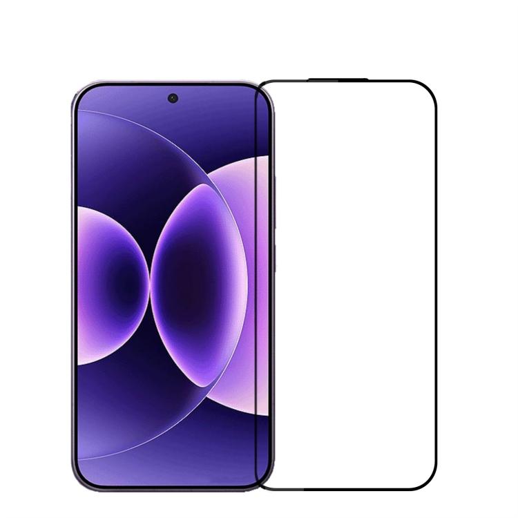 

For Xiaomi 17 Max Unlock PINWUYO 9H 2.5D Full Screen Tempered Glass Film(Black)