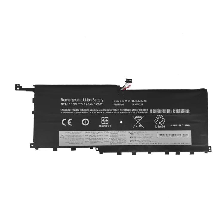 

00HW028 3400mAh Laptop Battery Replacement For Lenovo ThinkPad X1 Carbon 4th Generation (2016)