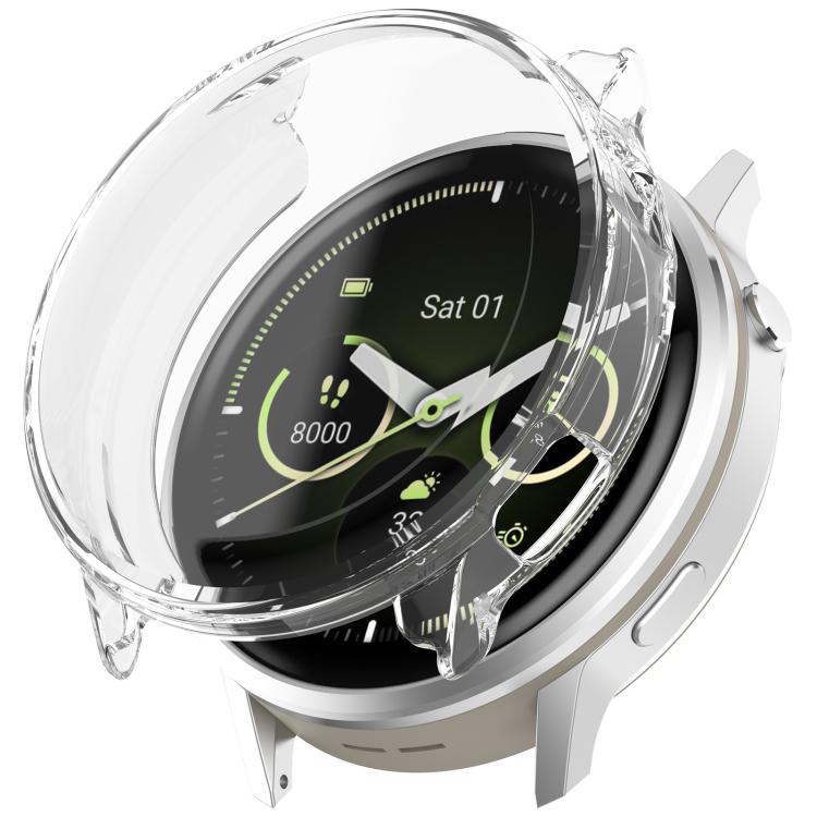 

For Garmin Venu 4 45mm Full Coverage TPU Electroplated Watch Protective Cover(Transparent)
