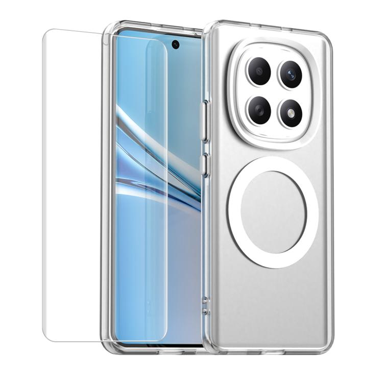 

For Redmi Note 15 Pro+ 5G Global 163.3mm ENKAY Hat-Prince MagSafe Candy Color Phone Case with Soft Hydrogel Film(White)