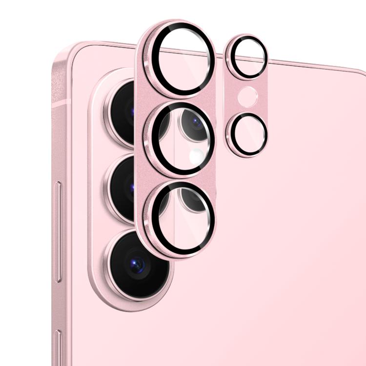 

For Samsung Galaxy S26 Ultra 5G ENKAY Anti-reflection Camera Lens Aluminium Alloy Tempered Glass Film(Pink)