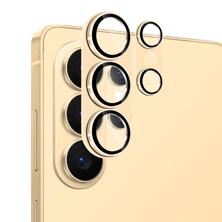 

For Samsung Galaxy S26 Ultra 5G ENKAY Anti-reflection Camera Lens Aluminium Alloy Tempered Glass Film(Golden)