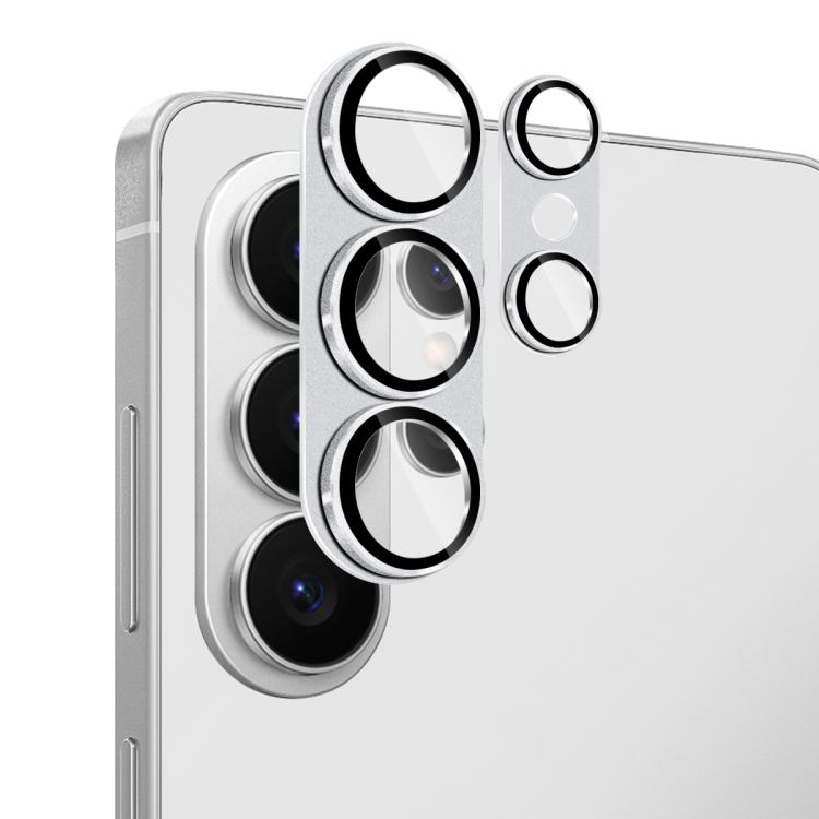 

For Samsung Galaxy S26 Ultra 5G ENKAY Anti-reflection Camera Lens Aluminium Alloy Tempered Glass Film(Silver)