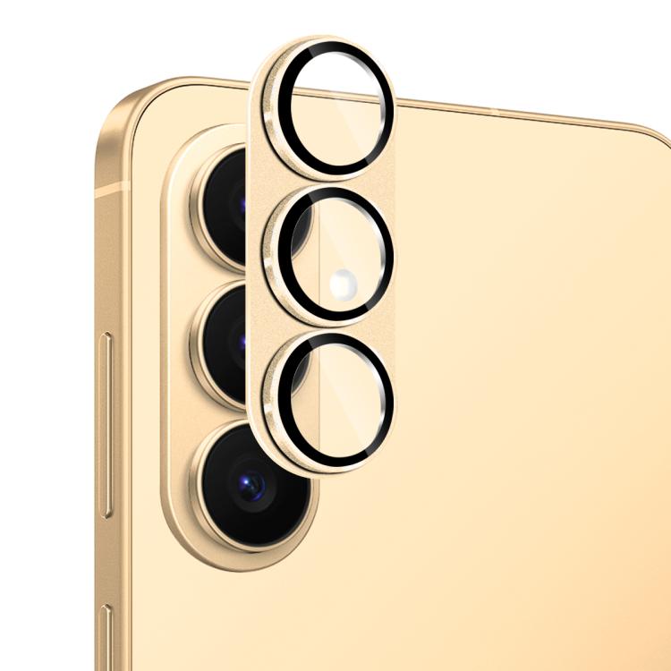 

For Samsung Galaxy S26 5G ENKAY Anti-reflection Camera Lens Aluminium Alloy Tempered Glass Film(Golden)
