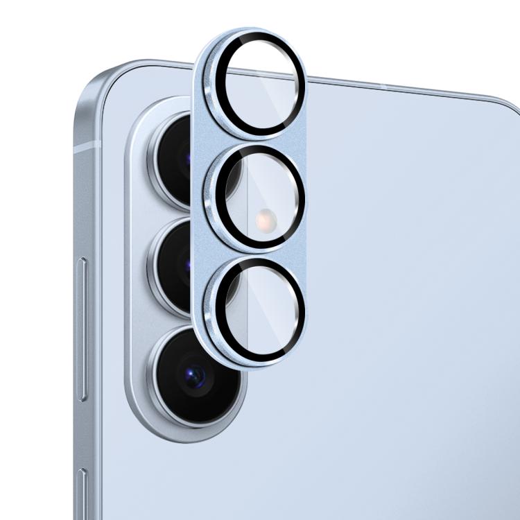 

For Samsung Galaxy S26 5G ENKAY Anti-reflection Camera Lens Aluminium Alloy Tempered Glass Film(Blue)