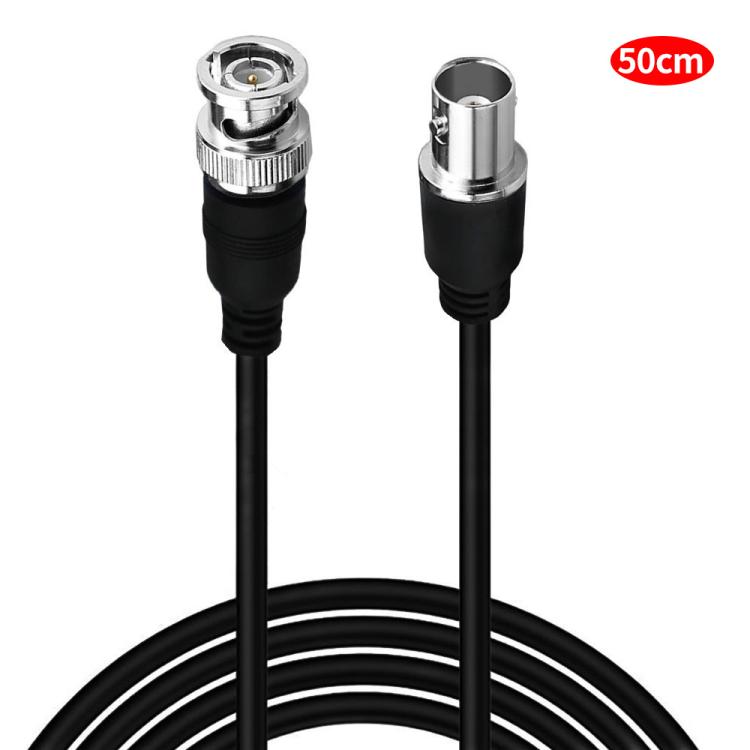 

JUNSUNMAY Male to Female RG59U BNC Extension Cable for Video Security Camera CCTV Systems, Length:50cm