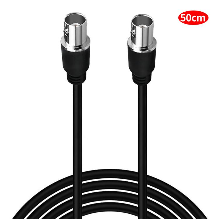 

JUNSUNMAY Female to Female RG59U BNC Extension Cable for Video Security Camera CCTV Systems, Length:50cm