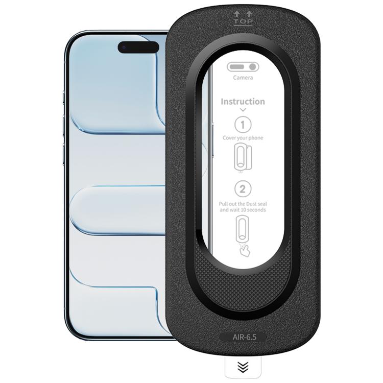 

For iPhone Air Smooth Anti-Fingerprint Easy Install Dust-Free Box HD Tempered Glass Film
