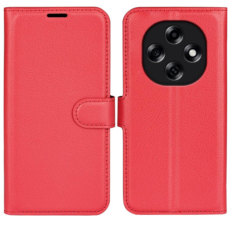 

For OPPO A6 Pro Global / F31 5G Litchi Texture Horizontal Flip Leather Phone Case with Holder(Red)