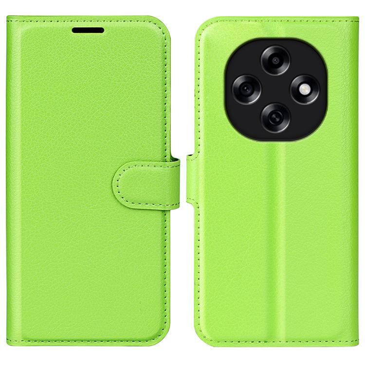 For OPPO A6 Pro Global / F31 5G Litchi Texture Horizontal Flip Leather Phone Case with Holder(Green)