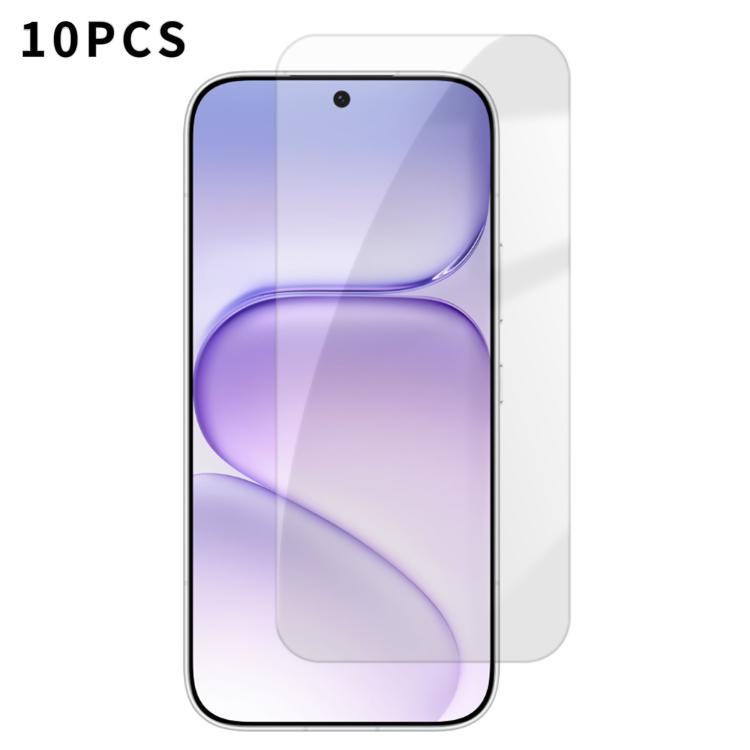 For Honor 600 Super Edition Kalebol 10pcs High-Aluminum Semi-Screen Anti-Fingerprint HD Tempered Glass Film