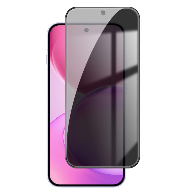 For OPPO Reno16 5G Global Kalebol High-Aluminum Screen-Printed Full-Coverage Black-Border Privacy Tempered Glass Film
