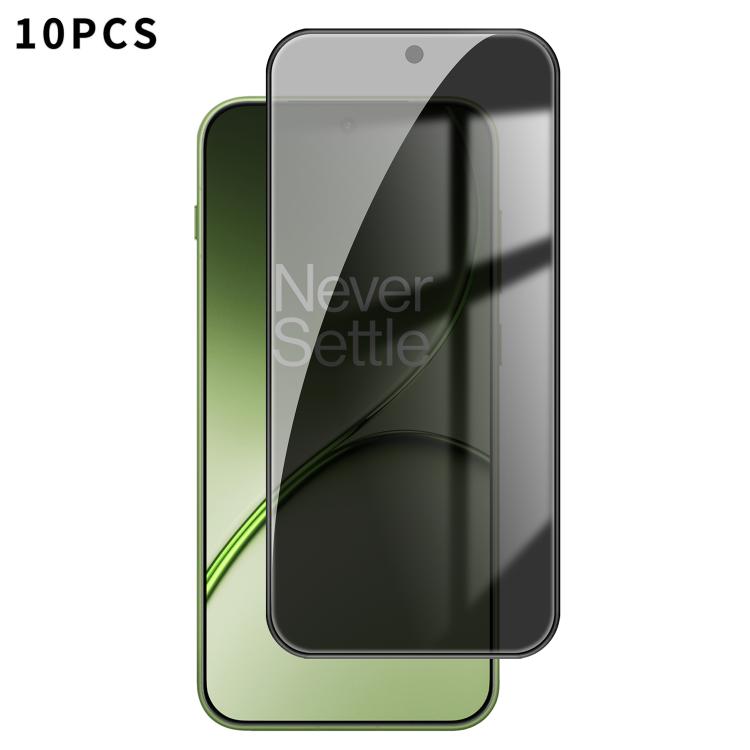

For OnePlus 15T 10pcs Kalebol High-Aluminum Screen-Printed Full-Coverage Black-Border Privacy Tempered Glass Film